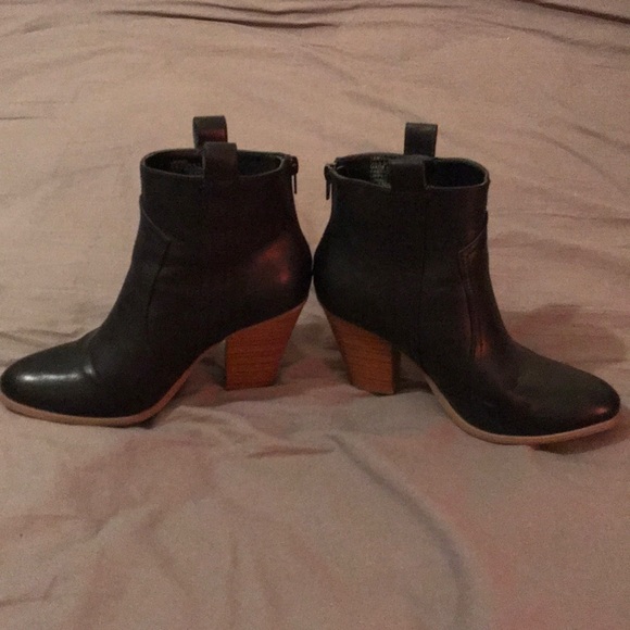 Block Heel Booties - Picture 4 of 5